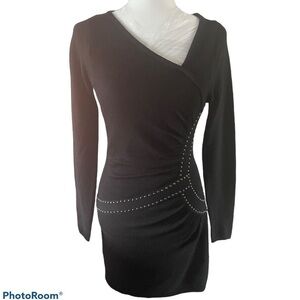 Laundry by Shelli Segal grommet Sweater dress XS